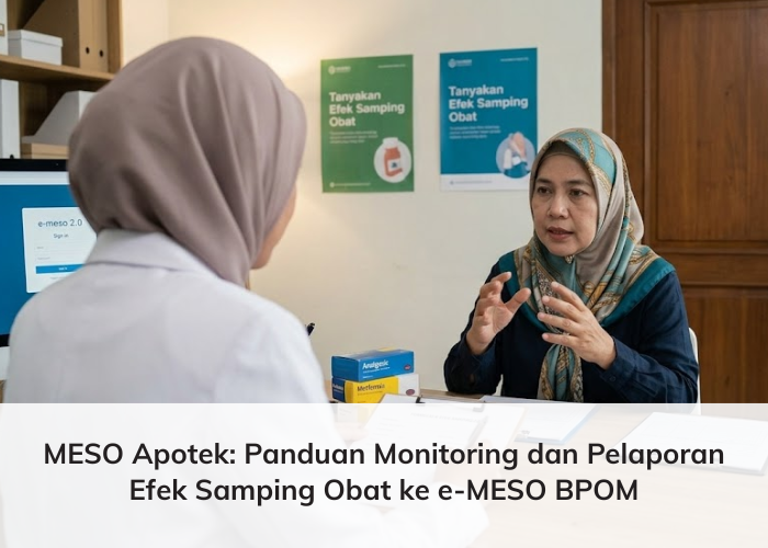 Monitoring Efek Samping Obat (MESO) dengan e-MESO Apotek Digital